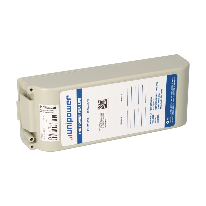 Akku für Zoll Defibrillator NTP2 - 10V 2,5Ah Akku für Zoll Defibrillator NTP2 - 10V 2,5Ah von Axcom