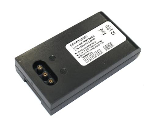 Ersatzakku für Höft und Wessel (FBHWX26580 DUNKELGRAU) SKEYE.ALLEGRO/LS SKEYE.INTEGRAL T26580 T26582 HW19200 Barcodescanner Accu Batterie Battery Bateria Akkubatterie von Axcom