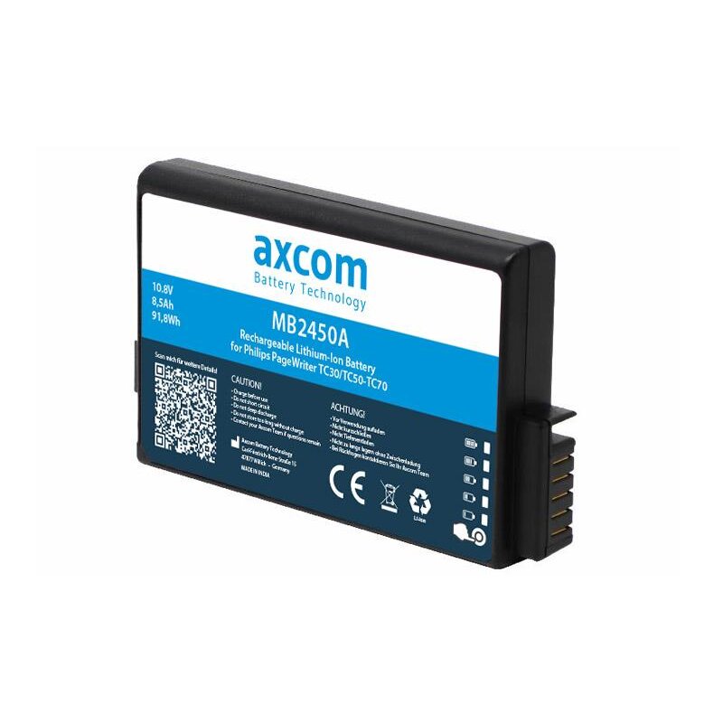 Li-Ion Akku 10,8V passend für Philips PageWriter TC30-TC50-TC70 von Axcom