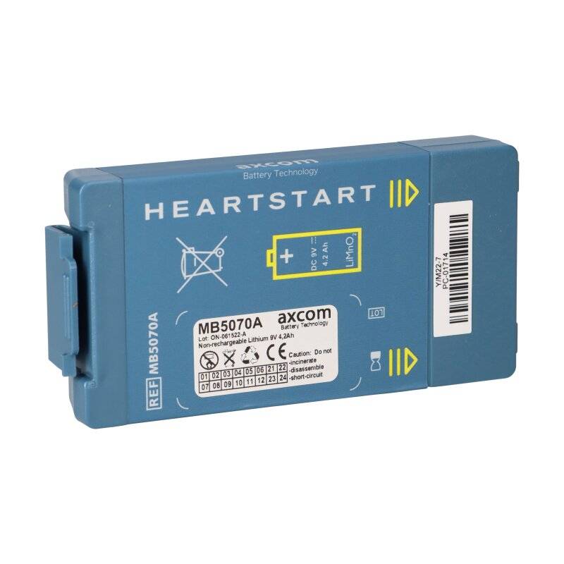 Li-Me Batterie Defibrillator HEARTSTART 9V 4,2AH M5070A von Axcom