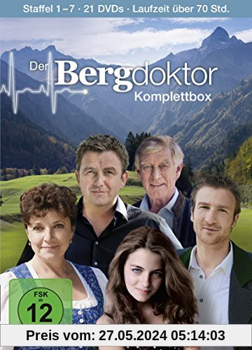 Der Bergdoktor - Komplettbox, Staffel 1 - 7 (21 Discs) von Axel Barth