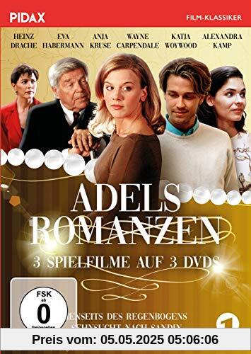 Adelsromanzen / Die komplette 3-teilige starbesetzte Filmreihe: JENSEITS DES REGENBOGENS + SEHNSUCHT NACH SANDIN + DIE KRISTALLPRINZESSIN (Pidax Film-Klassiker) [3 DVDs] von Axel de Roche