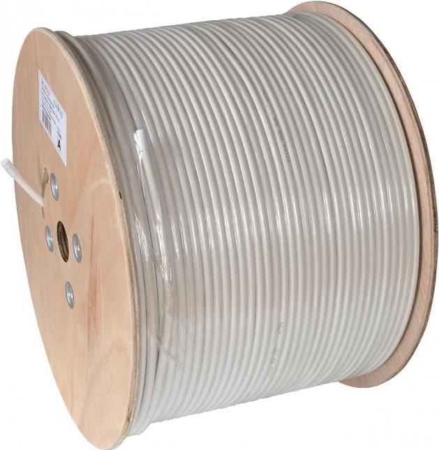 AXING Koaxialkabel 500m Tr. SKB 395-03 Kl.A+ 10dB Eca 4,6mm PVC weiß 500 (SKB39503) von Axing