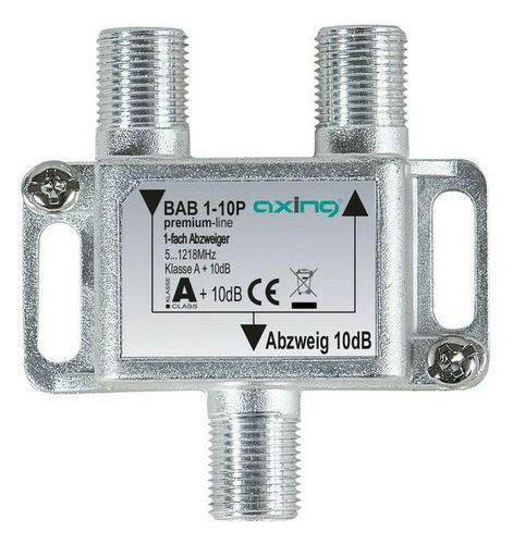 Axing BAB 1-10P Abzweiger 1f 10dB 5#1218MHz von Axing