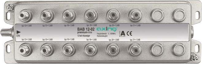 Axing BAB 12-02 Kabelsplitter Edelstahl (BAB 12-02) von Axing