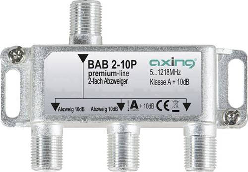 Axing BAB 2-10P Kabel-TV Abzweiger 2-fach 5 - 1218MHz von Axing