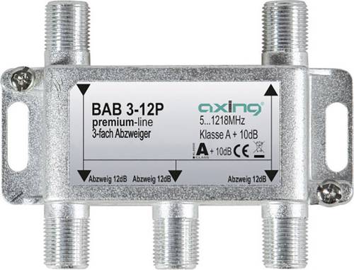 Axing BAB 3-12P Kabel-TV Abzweiger 3-fach 5 - 1218MHz von Axing