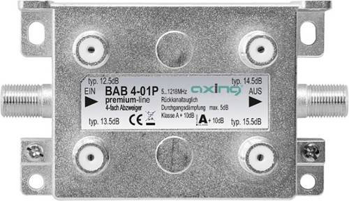 Axing BAB 4-01P Kabel-TV Abzweiger 4-fach 5 - 1218MHz Axing BAB 4-01P Kabel-TV Abzweiger 4-fach 5 - 1218MHz von Axing
