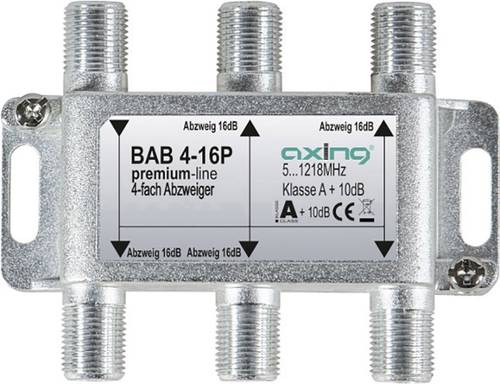 Axing BAB 4-16P Kabel-TV Abzweiger 4-fach 5 - 1218MHz von Axing
