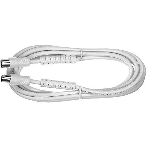 Axing BAK 252-00 Anschlusskabel IEC Koax-Stecker auf Koax-Buchse hochgeschirmt mit Mantelstromfilter (2,5m) von Axing