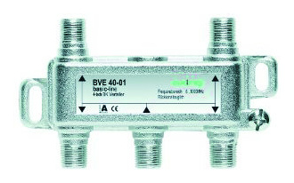 Axing BVE 40-01 BK-4-fach Verteiler 5-1000 MHz von Axing