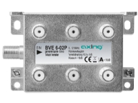 Axing BVE 6-02P, Kabelsplitter, 5 - 1218 MHz, Grau, A, 10,8 dB, F von Axing