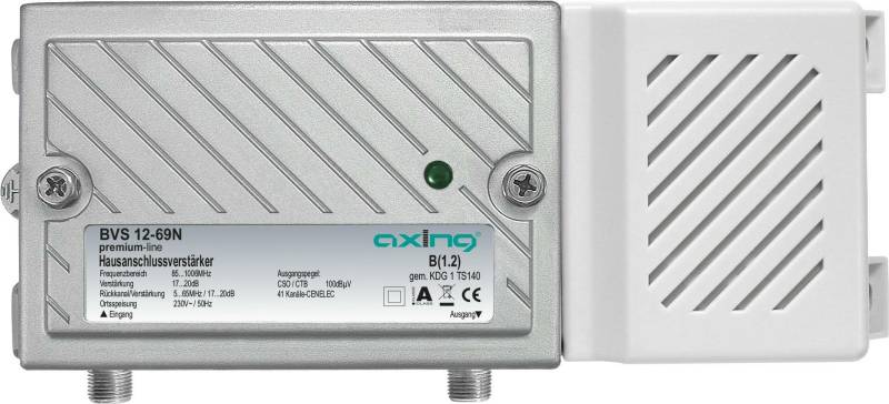 Axing BVS 12-69N. Stecker: F. Energiequelle: AC, Stromverbrauch (in Betrieb): 6 W, Eingangsspannung: 230 V. Breite: 192 mm, Tiefe: 40 mm, Höhe: 89 mm (BVS01269N) von Axing