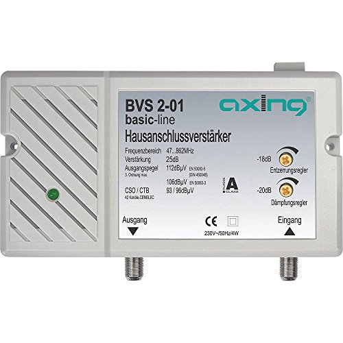 Axing BVS 2-01 Kabel-TV Verstärker 25 dB von Axing