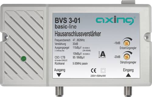Axing BVS 3-01 Kabel-TV Verstärker 30 dB von Axing