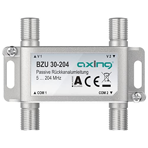 Axing BZU 30-204 Passive Rückkanalumleitung 5-204 MHz für EOC, umgeht Breitbandverstärker von Axing