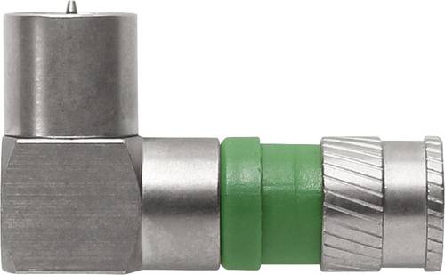 Axing CFS 100-48 F-Winkelstecker Kompression Anschlüsse: F-Stecker Kabel-Durchmesser: 4.9mm 1St. von Axing