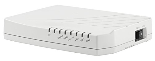 Axing EOC 10-01 Ethernet over Coax Master professionelles System für Internet via Koaxial-Kabel weiß von Axing