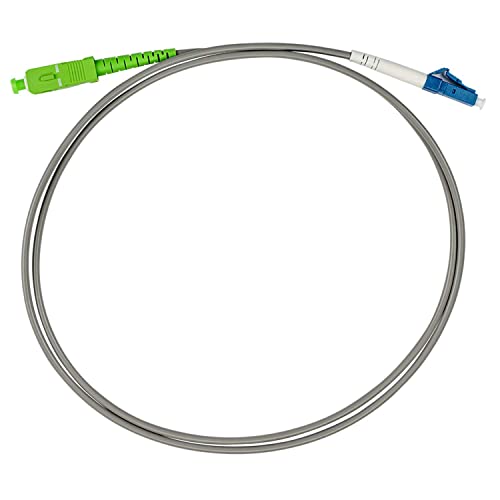 Axing OAK 1-43 Optisches Adapter-Kabel LWL Patchkabel SMF Glasfaser-Kabel LC/UPC auf SC/APC Stecker 1 m Axing OAK 1-43 Optisches Adapter-Kabel LWL Patchkabel SMF Glasfaser-Kabel LC/UPC auf SC/APC Stecker 1 m von Axing