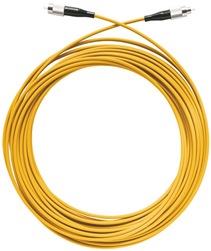 Axing OAK 10-02 Optisches Kabel (10 m) Glasfaser LWL konfektioniert mit FC/PC Stecker Länge 10 m von Axing