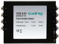 Axing OVE 8-01, Kabelsplitter, Schwarz, Weiblich, FC/PC, 148 mm, 21 mm von Axing