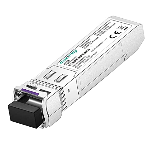 Axing SFPB 10-1032 Bidirektionaler SFP+ Transceiver 10G 10km TX 1330nm RX 1270nm BIDI 10GBase-LR/LW Modul LC Single-Stecker von Axing