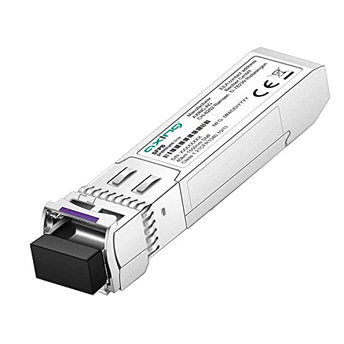 Axing SFPB 10-2032 Bidirektionaler SFP+ Transceiver 10G 20km TX 1330nm RX 1270nm BIDI 10GBase-LR/LW Modul LC Single-Stecker von Axing