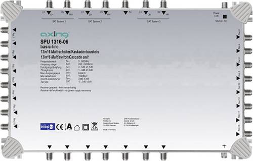 Axing SPU 1316-06 SAT Multischalter Kaskade Teilnehmer-Anzahl: 16 von Axing