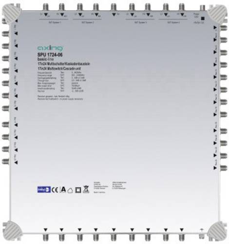 Axing SPU 1724-06 SAT Multischalter Kaskade Teilnehmer-Anzahl: 24 von Axing