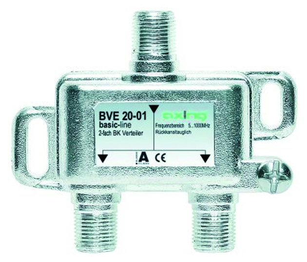 Axing SVE 20-01 2fach SAT-Verteiler 5...2400 Axing SVE 20-01 2fach SAT-Verteiler 5...2400 von Axing