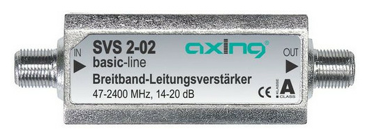 Axing SVS 2-02 SAT Inlineverstärker 14-20dB Axing SVS 2-02 SAT Inlineverstärker 14-20dB von Axing