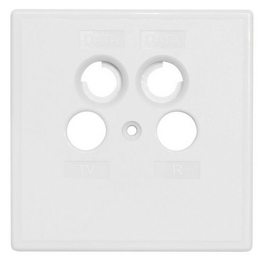 Axing SZU 2-03 Abdeckung 80x80 TV/R/DATA/DATA Axing SZU 2-03 Abdeckung 80x80 TV/R/DATA/DATA von Axing