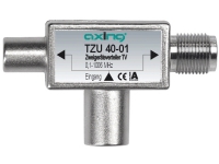Axing TZU 40-01, Kabelsplitter, 0,1 - 1006 MHz, Metallisch, Männlich/Weiblich, A, F, IEC von Axing
