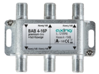 BAB 4-16P ABZWEIGER 4-FACH 16 DB 5 - 1218 MHZ F-BUCHSE PREMIUM-LINE von Axing