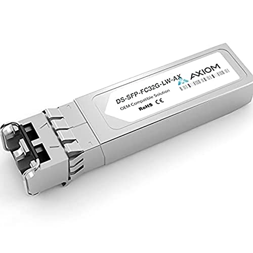 Axiom Speicher DS-SFP-FC32G-LW-AX Cisco SFP+ Modul für Datennetzwerk, optisches Netzwerk, 1 LC-Glasfaser-Kanal-Netzwerk, Glasfaser-Singlemode, 32 Gigabit Ethernet, Faserkanal von Axiom