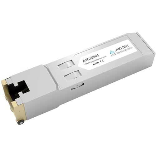 Katinkas Memory AXG96904 Force 10 SFP + Modul für Datennetzwerke, 1 RJ-45 10Gbase-T Netzwerk-LAN, Twisted Pair10 Gigabit Ethernet, 10 Gbase-T, TAA-konform von Axiom