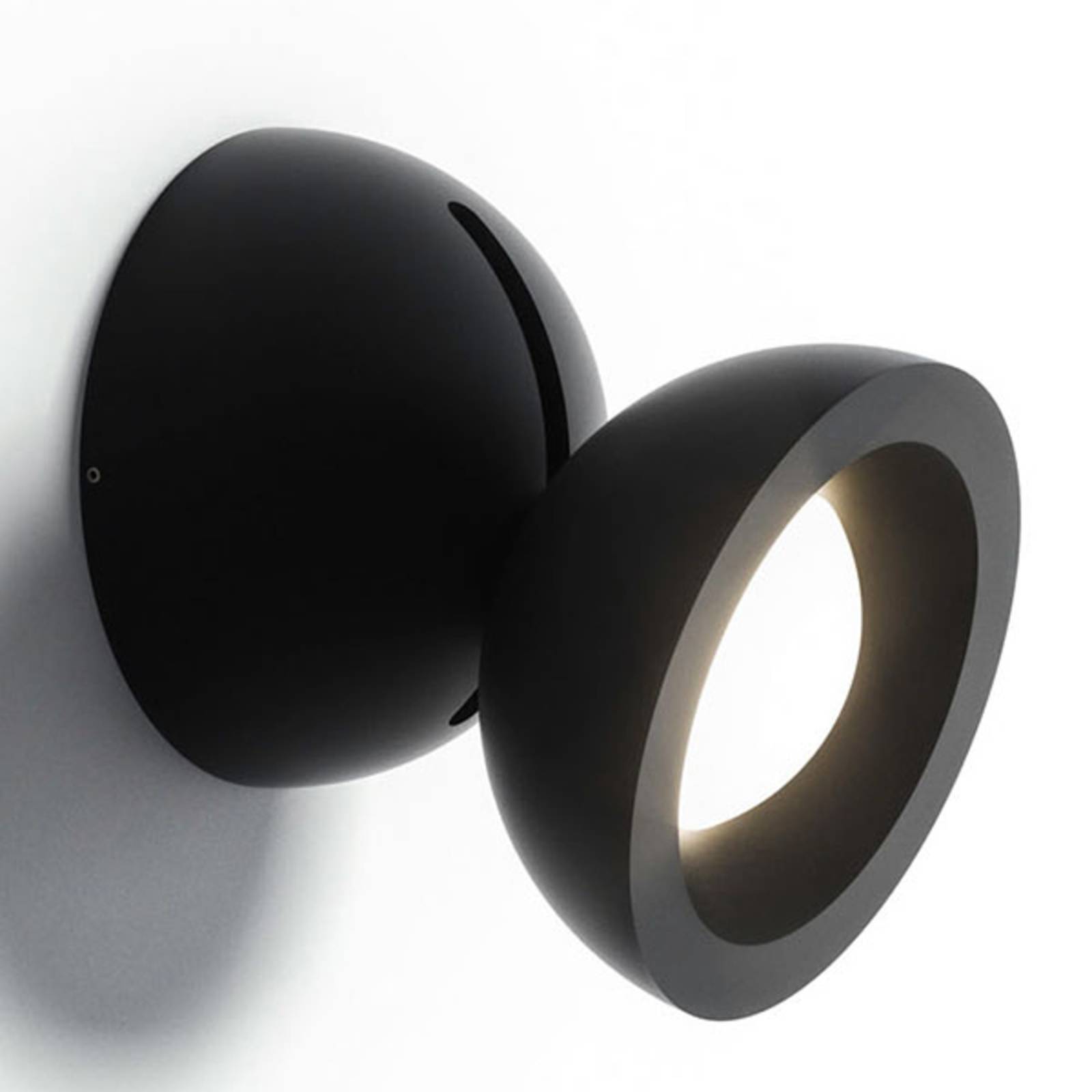 Axolight DoDot LED-Wandleuchte, schwarz 15° von Axo Light