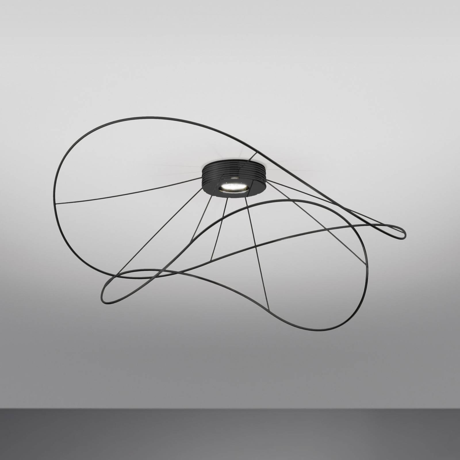 Axolight Hoops 2 LED-Deckenleuchte, schwarz Axolight Hoops 2 LED-Deckenleuchte, schwarz von Axo Light