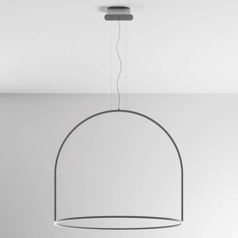 Axolight U-Light 160 - LED-Hängeleuchte, anthrazit von Axo Light