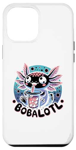 Hülle für iPhone 15 Pro Max Bobalotl Axolotl Milktea Boba Lover Axolotls Salamander von Axolotl Amphibian Lover Gifts Axolotls