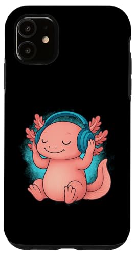 DJ Axolotl Kopfhörer Music Lover Hülle für iPhone 11 DJ Axolotl Kopfhörer Music Lover Hülle für iPhone 11 von Axolotl Lover Tees