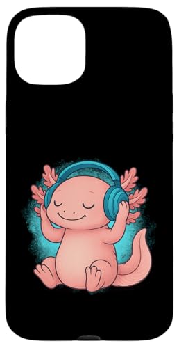 DJ Axolotl Kopfhörer Music Lover Hülle für iPhone 15 Plus DJ Axolotl Kopfhörer Music Lover Hülle für iPhone 15 Plus von Axolotl Lover Tees