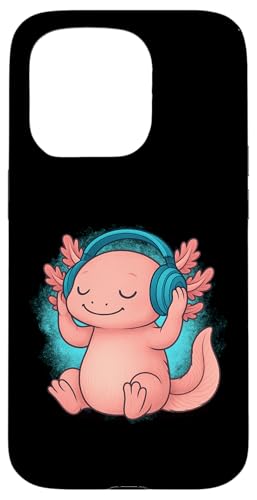 DJ Axolotl Kopfhörer Music Lover Hülle für iPhone 15 Pro DJ Axolotl Kopfhörer Music Lover Hülle für iPhone 15 Pro von Axolotl Lover Tees