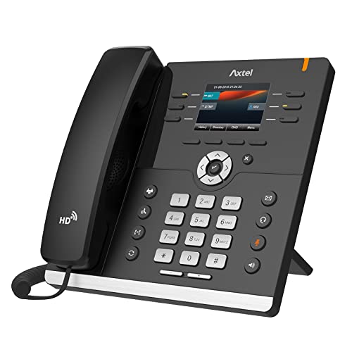 Axtel AX-400G IP-Telefon - 8 SIP-Konten, 5-Wege-Audio-Konferenzbrücke, Dual-Port PoE Gigabit Ethernet, beleuchtetes 2,8" 320×240 Pixel Farbdisplay, kristallklarer HD-Sound, EHS-fähig - Schwarz, NO PSU Axtel AX-400G IP-Telefon - 8 SIP-Konten, 5-Wege-Audio-Konferenzbrücke, Dual-Port PoE Gigabit Ethernet, beleuchtetes 2,8" 320×240 Pixel Farbdisplay, kristallklarer HD-Sound, EHS-fähig - Schwarz, NO PSU von Axtel