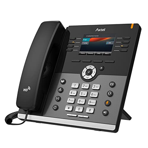 Axtel AX-500W IP Phone - Wi-Fi Module, Bluetooth, 12 SIP Accounts, 5-Way Audio Conference Bridge, Backlit 3.5" 480×320 Pixel Color Display, HD Quality Sound, Dual-Port PoE Gigabit Ethernet -Black Axtel AX-500W IP Phone - Wi-Fi Module, Bluetooth, 12 SIP Accounts, 5-Way Audio Conference Bridge, Backlit 3.5" 480×320 Pixel Color Display, HD Quality Sound, Dual-Port PoE Gigabit Ethernet -Black von Axtel