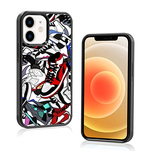 Axulimin Cool Shoe Handyhülle für iPhone 12 Mini, für Teenager, Jungen, Männer, Kinder, Jungen, 13,7 cm (5,4 Zoll) von Axulimin