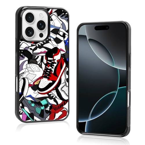 Axulimin Coole Schuh-Handyhülle für iPhone 16 Pro, für Teenager, Jungen, Herren, Kinder, Jungen, 16,3 cm (6,3 Zoll) von Axulimin