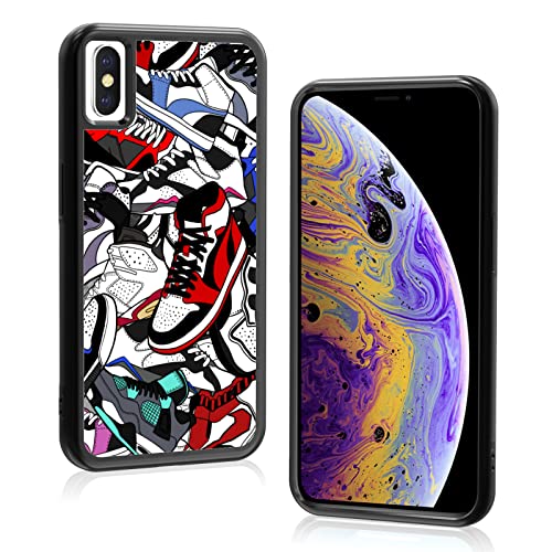 Axulimin Coole Schuh-Handyhülle für iPhone X und iPhone Xs für Teenager, Jungen, Männer, Kinder, Jungen, 14 cm (5,8 Zoll) von Axulimin