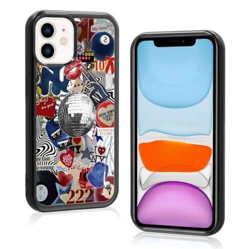 Axulimin Niedliche, trendige New York Coquette Collage ästhetische Handyhülle für iPhone 11, für Teenager, Mädchen, Frauen, Kinder, Mädchen, 15,5 cm (6,1 Zoll) von Axulimin