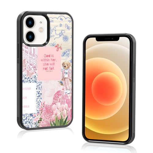 Axulimin Süße christliche Collage ästhetische Handyhülle für iPhone 12 Mini (5,4 Zoll) von Axulimin
